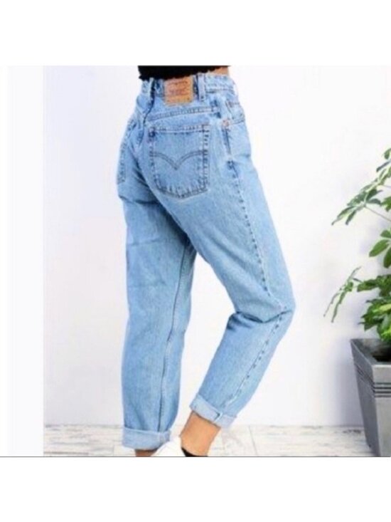 Levi's Denim - RARE VINTAGE LEVI’S 950 Orange Tab Relaxed Fit Tapered Leg Jeans Size 14